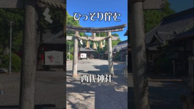 【ひっそり佇む】西代神社（大阪・河内長野市）｜癒やしのスピリチュアルスポット