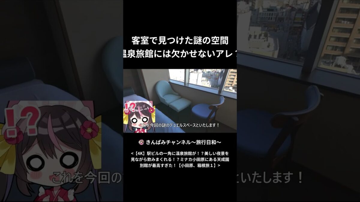 客室で見つけた謎の空間 温泉旅館には欠かせないアレ？