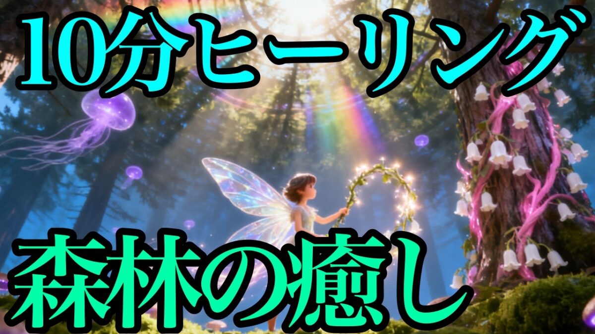 【ヒーリング】10分の森林浴で心も体もリフレッシュ！ストレス発散に効果的です！｜【マインドフルネス】【マインドセット】【リラックス】【世界中の癒しの音】