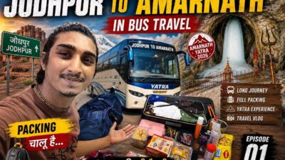 🚍 1800+ KM Journey Begins! | Jodhpur to Amarnath | Packing Day | EP.1 @yashu_vlogs_730  #vlogs #life