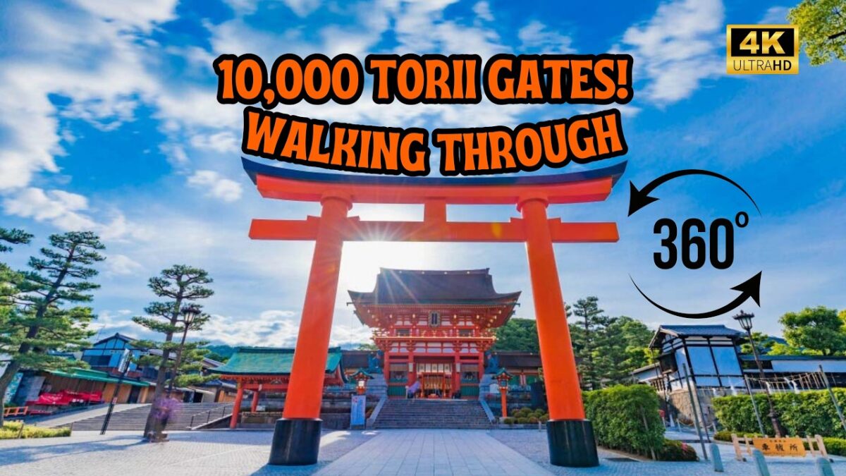 360° POV: Walking through 10,000 Torii Gates! ✨🇯🇵360度POV：千本鳥居を歩いてみた！✨🇯🇵