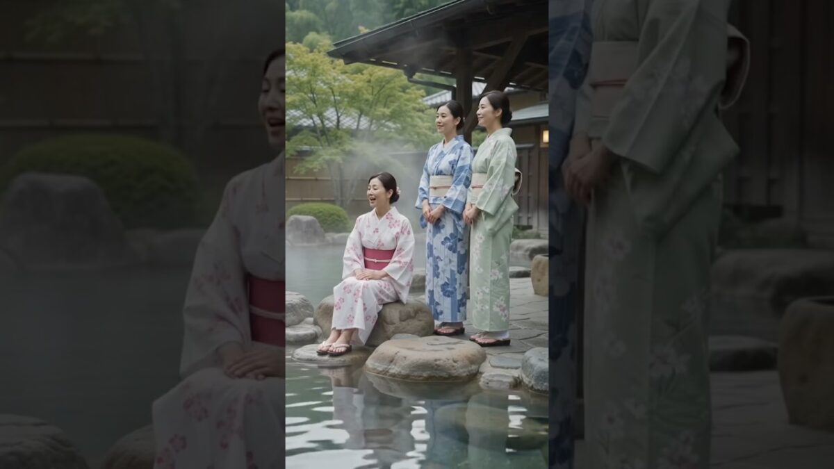 ♨️ 日本の温泉旅館で過ごす癒しの時間 | 絶景露天温泉 4K