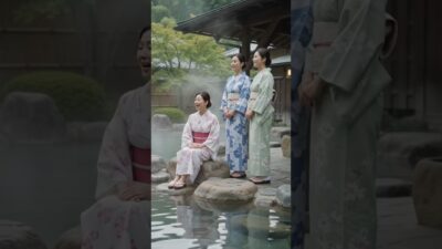 ♨️ 日本の温泉旅館で過ごす癒しの時間 | 絶景露天温泉 4K