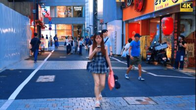 4K HDR Sunset Walk in Shinjuku Tokyo ✨ Where Daylight Meets City Lights (No Talking)