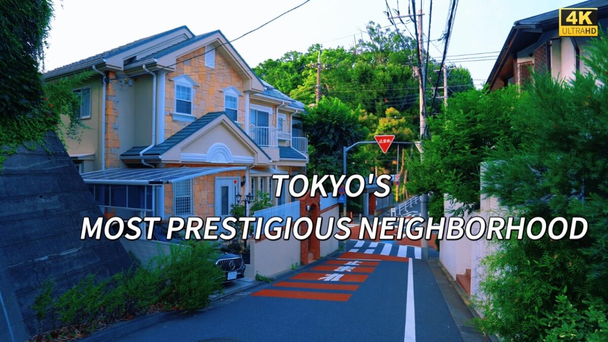 4K HDR Walk Through Denenchofu Tokyo 🍃 A Peaceful Stroll in Tokyo’s Prestigious Residential District