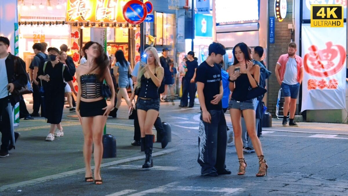 【4K HDR】Friday Night Walk in Shinjuku Tokyo Japan | Neon Lights, Busy Streets & Urban Ambience