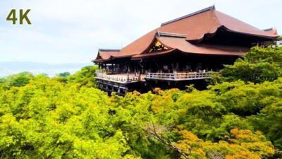 [4K] Kyoto Early Morning Walk | Kiyomizu-dera, Ninenzaka & Sannenzaka