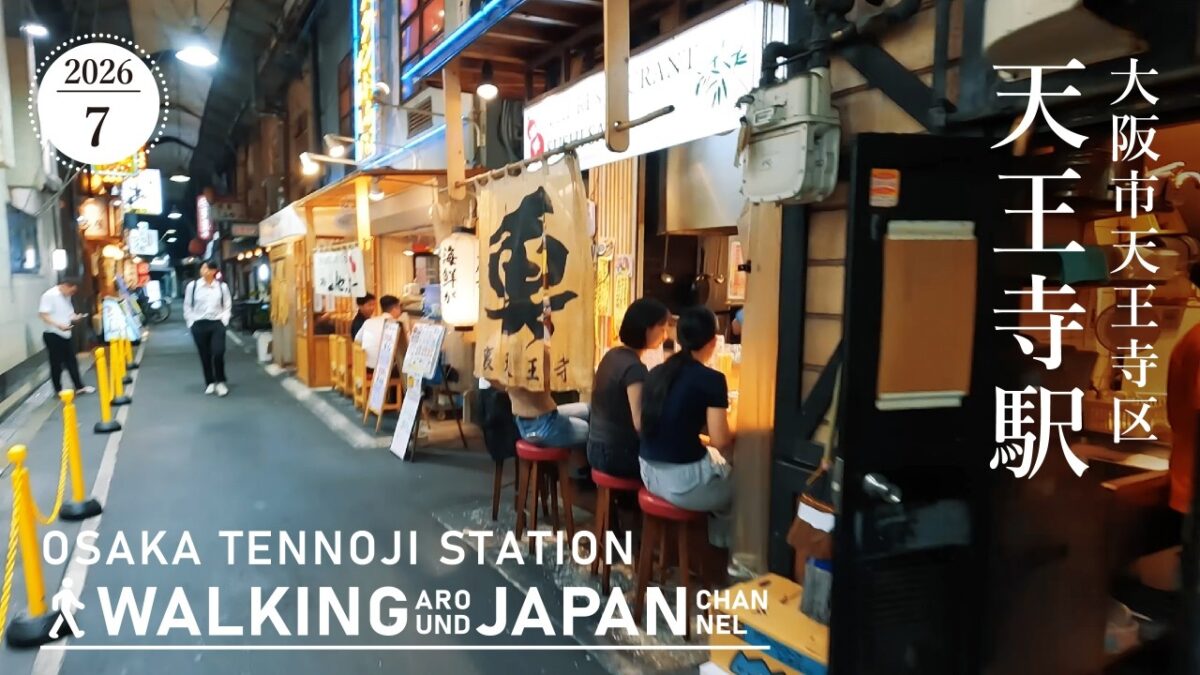 【4K/大阪散歩】大阪市天王寺区天王寺駅周辺を街歩き Walking around Tennoji Station,Osaka,Japan,2026