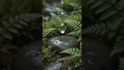 ASMR –  Natural Bamboo Forest After Rain | Peaceful Nature ASMR #Shorts #NatureASMR #relaxingnature