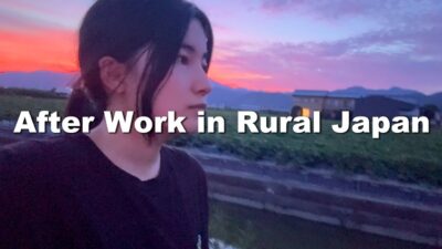 After Work in Rural Japan 🌙 | Fresh Eggs, Evening Walk & A Sweet Gift