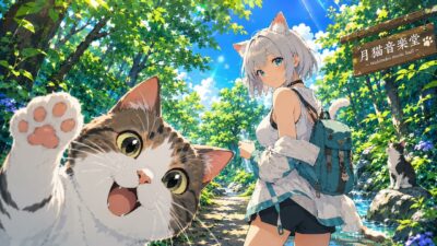 【作業用BGM】未来は、今日の一歩から。｜森林浴でリラックス＆集中 – Forest Bathing -｜緑の森で心を整えるオリジナル全12曲・約1時間（リピート付）｜月猫音楽堂