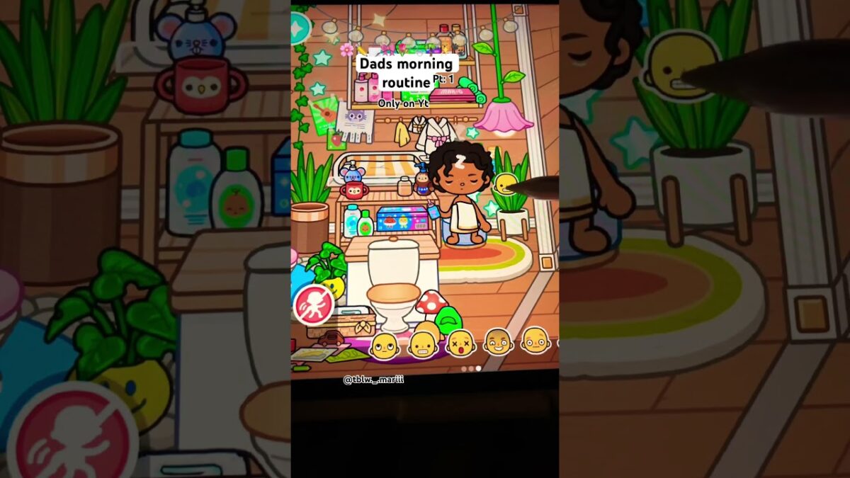 Dad’s morning routine!✨ #tocaboca #fypシ #toca #tocaadventure #tocalifeworld