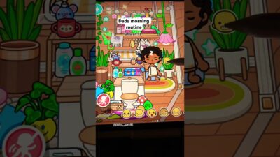 Dad’s morning routine!✨ #tocaboca #fypシ #toca #tocaadventure #tocalifeworld