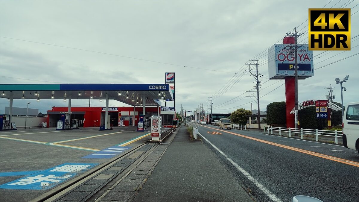 【Day15】The road from Hamamatsu to Kakegawa | Japan Walk | 4K HDR