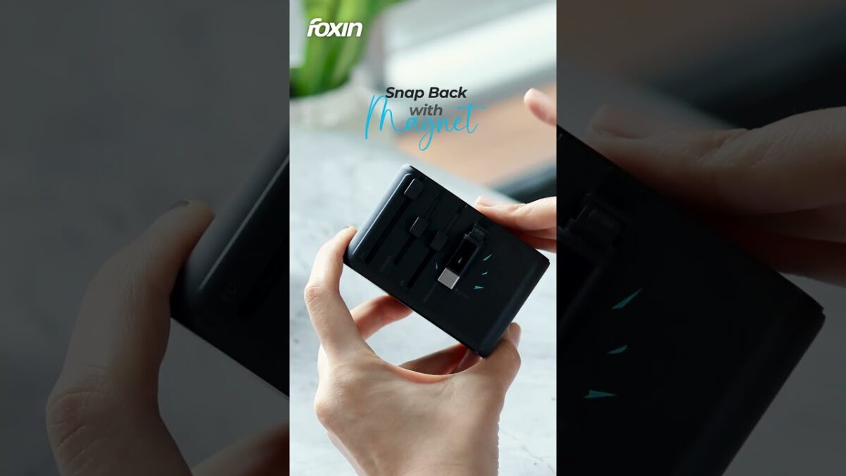 Foxin Rover 70 Universal Travel Adapter – Best Travel Adapter 2026 | 70W GaN Fast Charging