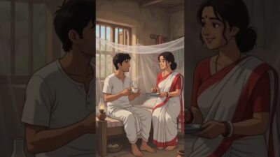 গ্রামের বউয়ের সকালের জীবন | Ghibli Style Village Morning Routine | Bengali AI Story #shorts