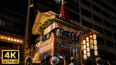 Gion Matsuri Kyoto Walk | Japan’s Most Famous Festival | Ambient Sound Only | 4K Japan
