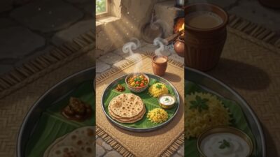 Indian Village Morning Routine  | Ghibli Style | Traditional Life | Cozy Morning#shorts #food