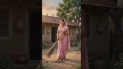 Miniature Village Bride Morning Routine | Peaceful Indian Village Life ASMR