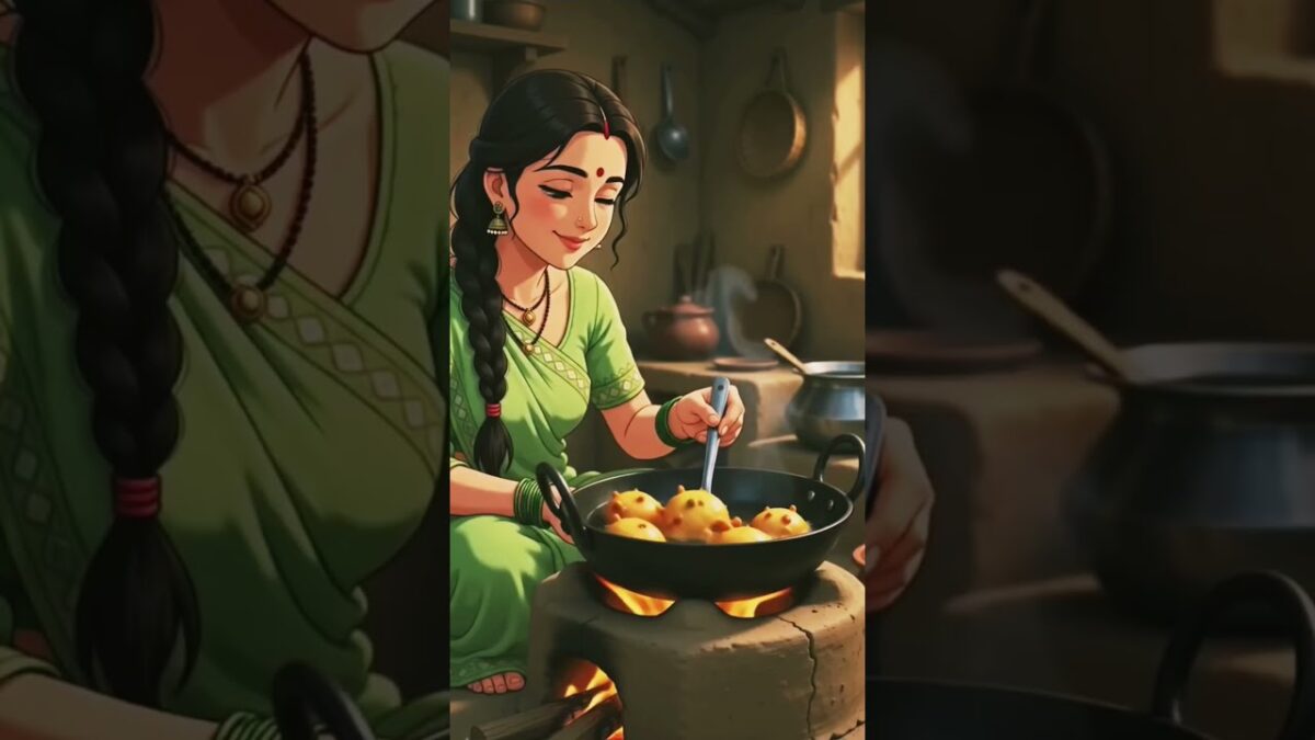 Morning Routine Village Wife | Crispy Aloo Bonda Breakfast | Indian Village Family Vlog #shortvideo