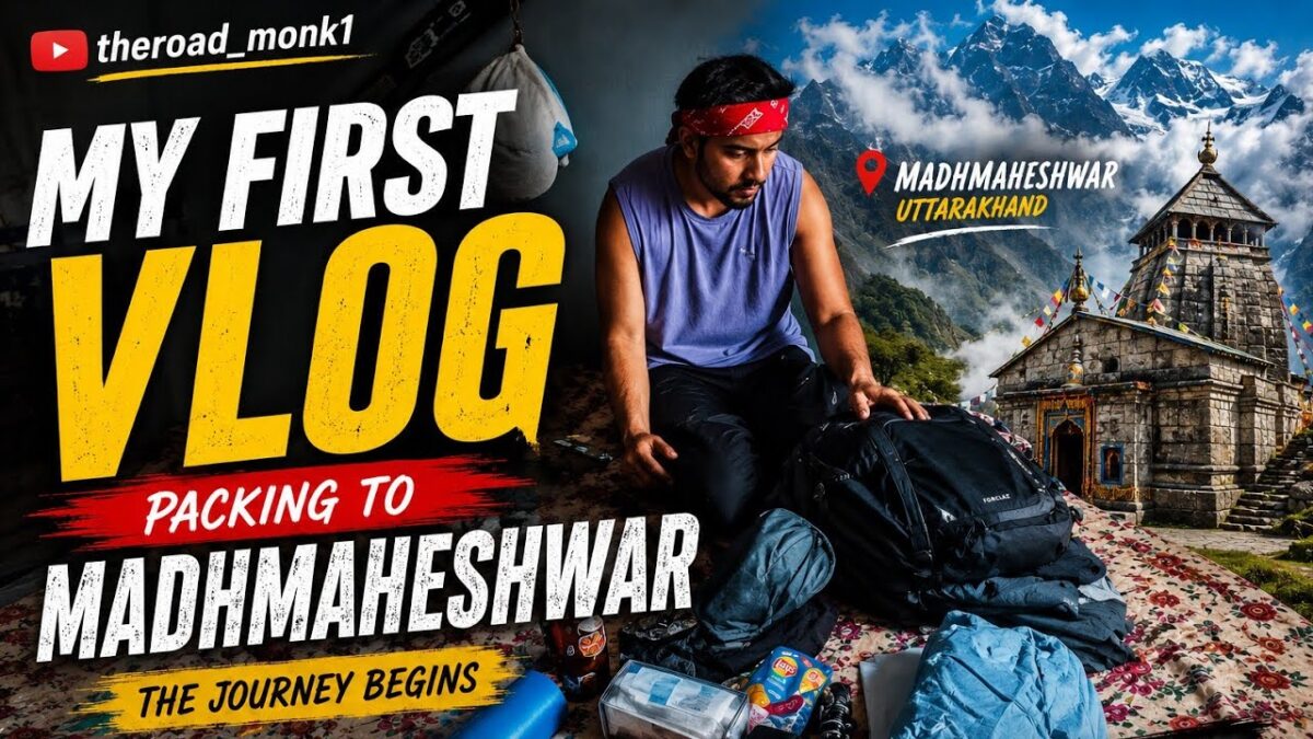 My First Vlog | Packing for Madhmaheshwar #madhmaheshwar #solo #travelvlog #panchkedar #camping