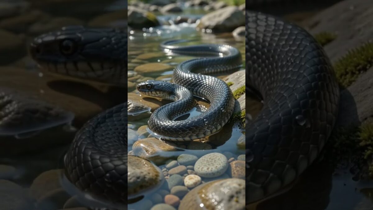 ‎🐍 Snake ASMR | Crystal Water Snake | Ultra Realistic 8K Nature ASMR‎