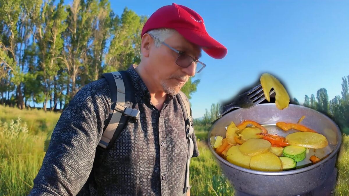 Solo Summer Outdoor Cooking and Relaxing in Nature  #asmr