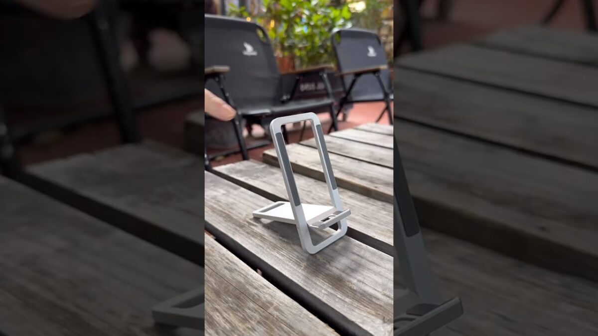 The GrunX Travel-Friendly Metal Stand #PhoneStand #yts #TravelEssentials #MobileAccessories #GrunX