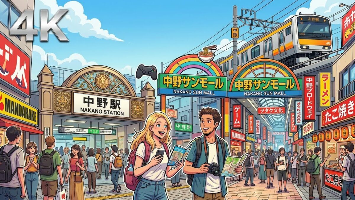Tokyo Japan – Nakano City Walk | Japan Walking Tour【4K HDR】