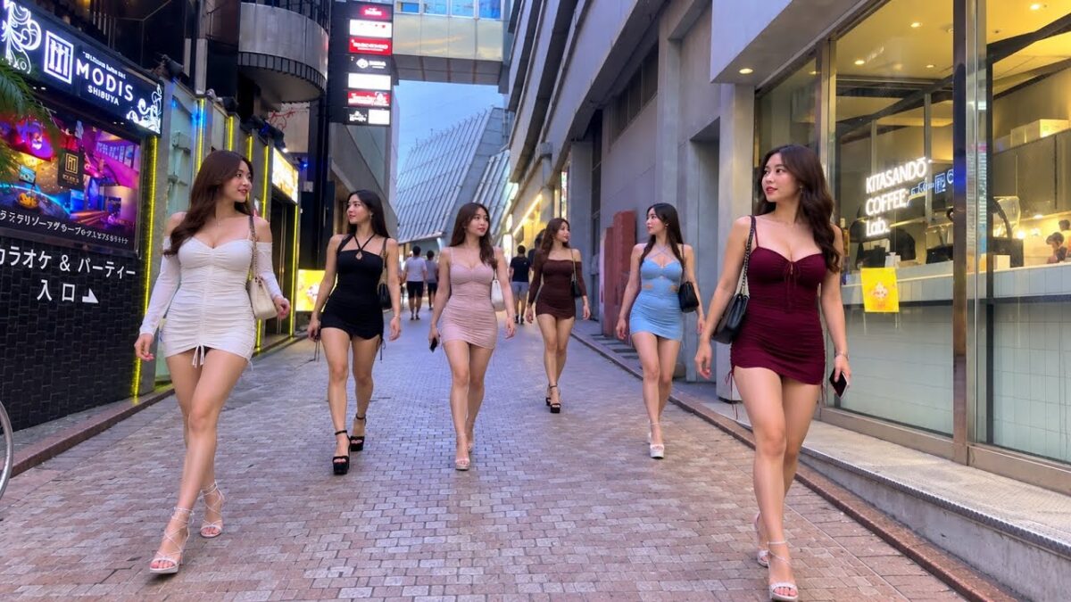 Tokyo Shibuya Summer Evening Walk Relaxing Vibes