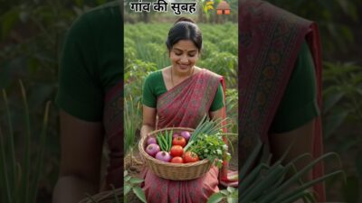 Village Life Cooking 🌿 | Morning Routine to Delicious Chicken Curry | Ghibli Style Village Life #ai