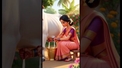 Village Morning Routine ☀️ Homemade Rasgulla Recipe | Indian Village #Cooking#shorts#ytshorts