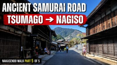 Walk Japan’s Ancient Samurai Route 🇯🇵 | Tsumago to Nagiso Station | Nakasendo Part 5 of 5 4K