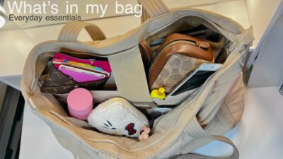 What’s in my Bag? These are the essentials