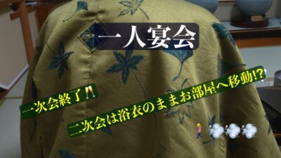 再編集 【一人宴会】一次会終了→二次会はお部屋へ移動🍻