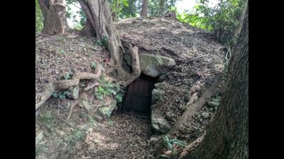 田主丸町　古墳　神社仏閣　巡り　ミニカーにて、、観音寺　奥の院　嶽の観音、