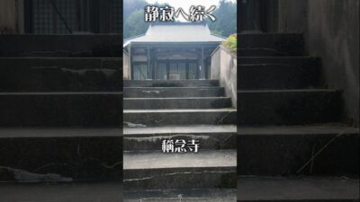 【静寂へ続く】稱念寺（奈良・黒滝村）｜山里に佇む癒やしの古刹