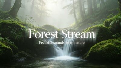 2 Hours Forest Stream 🍃｜霧林清泉・森林浴放鬆音樂・專注作業/冥想安眠BGM【bgm】HealingNatureSound・PeacefulStream（2026）