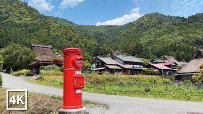 京都・初夏の田舎ドライブ旅｜美山かやぶきの里・日吉ダム｜日本 4K