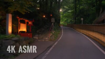 【4K 60fps】夜明けの京都ドライブ 東山・祇園・平安神宮から静寂の奥京都「貴船神社」へ | 走行音ASMR