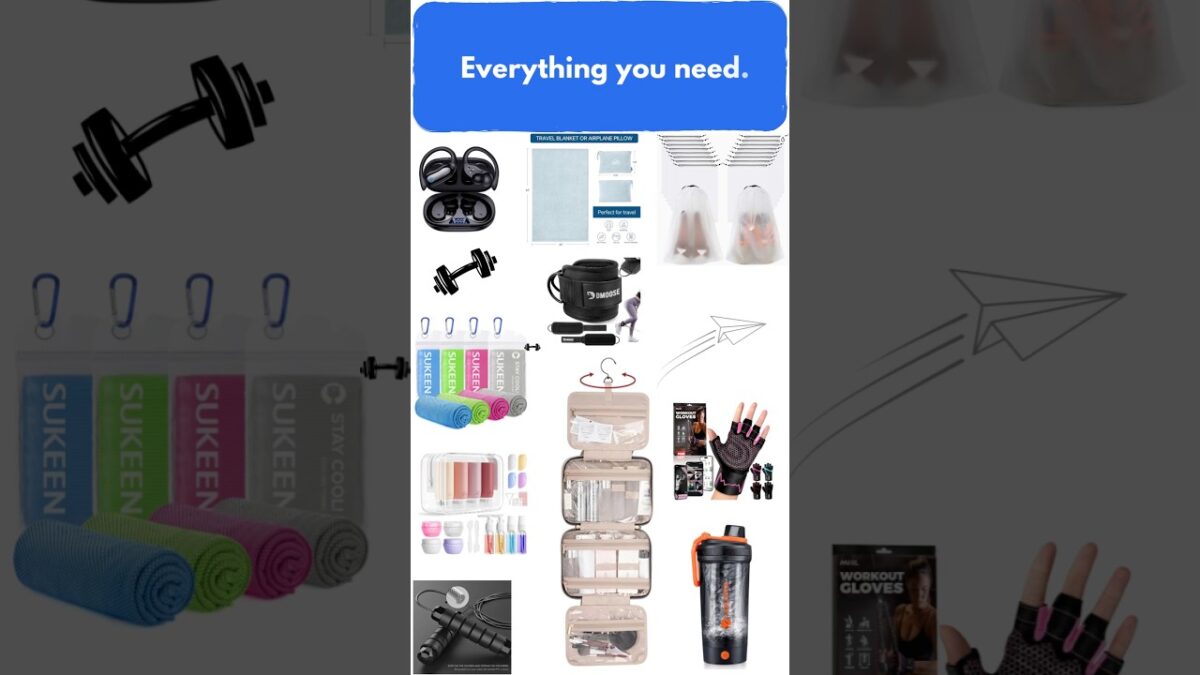 5 Amazon Travel Essentials ✈️ Packing & Fitness Must-Haves | #shorts