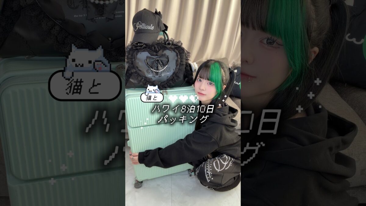 ハワイ8泊10日パッキングwith猫