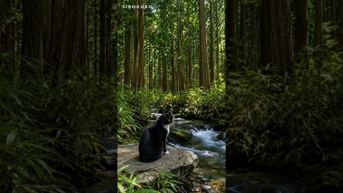 Akasawa Kiso Hinoki Forest, Nagano 🐾🌲 Calm Morning BGM #shorts