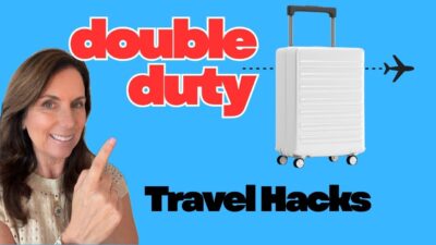 Double Duty Travel Essentials for Carry On Packing #packing #travelhacks #packinghacks