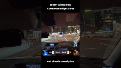 🇯🇵 Driving Japan 4K Osaka at Night POV ASMR #japan #asmr #jdm