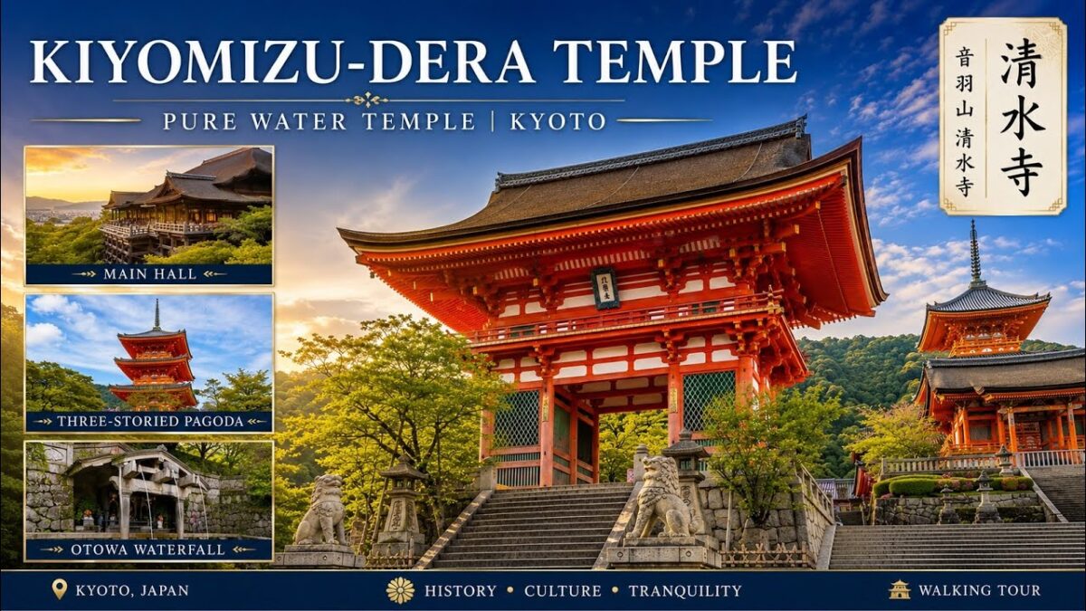 Exploring Kiyomizu-dera Temple | 清水寺 | Pure Water Temple | Kyoto 4K