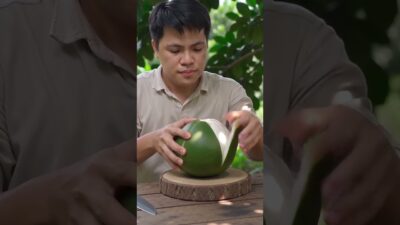 Harvesting and Enjoying Juicy Pomelo#Pomelo #Harvest #FreshFruit #ASMR #Nature