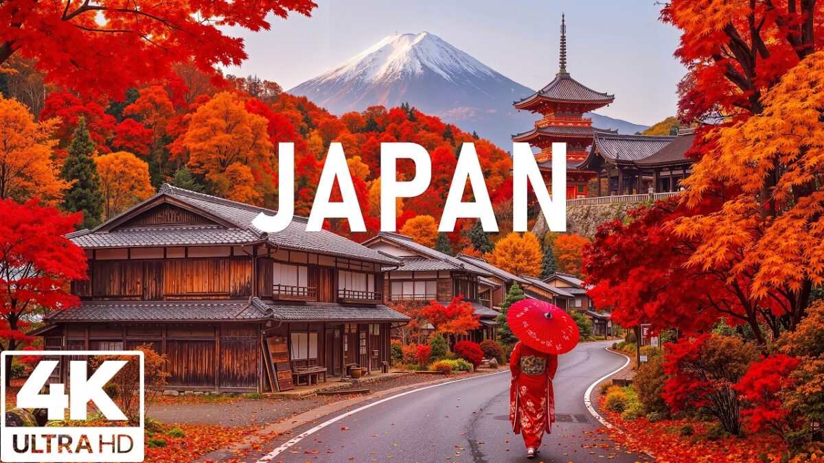 JAPAN IN AUTUMN 4K UHD 🍁Kyoto, Mount Fuji & Japan’s Most Breathtaking Fall Landscapes | VIDEO 4K UHD