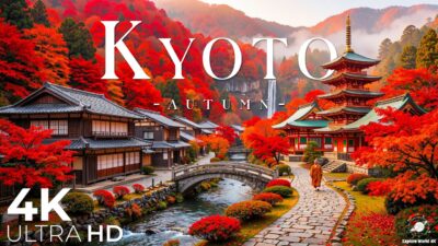 KYOTO AUTUMN 4K UHD 🍁 – Japan’s Most Beautiful Fall Destination | Temples & Red Maples