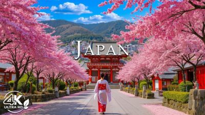 Kyoto, Japan Spring 4K Ultra HD – Tranquil Sakura Temples, Sacred Shrines & Timeless Stillness